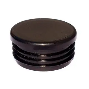 Zaślepka profila czarna fi 35 okrągła 5szt. Wyprzedaż